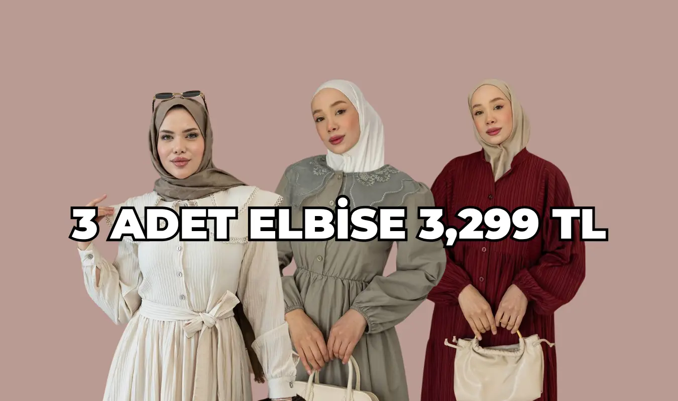 3 Elbise – 3.299 TL